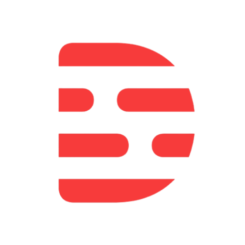 Descript Descript logo, red audio waveform icon on white background