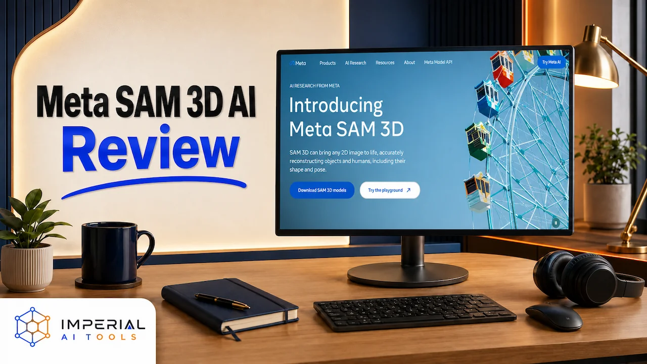 Meta SAM 3D reconstructing a 3D model from a single 2D photo