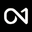 ON1 NoNoise AI logo, white "N1" monogram on black background