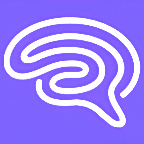 Originality.aii Originality.ai logo white outlined brain/maze icon on a purple background