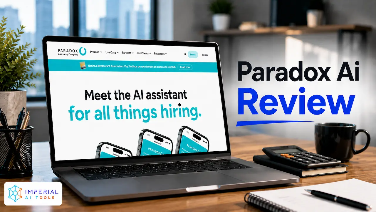 Paradox AI Olivia recruiting assistant chatbot shown on a smartphone during a job application