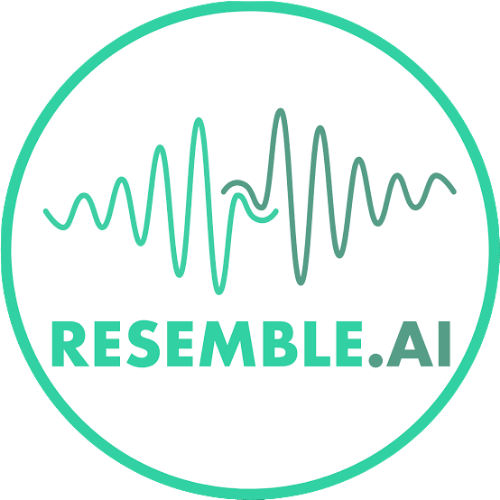 Resemble-AI Resemble AI logo, green circular waveform icon with brand name