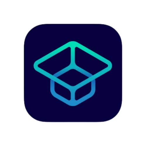 StudySmarter StudySmarter logo, navy blue icon with teal graduation cap outline, AI-powered study and flashcard platform