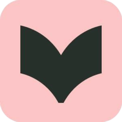 prowriting aid ProWritingAid logo with a black open-book icon on a pink background