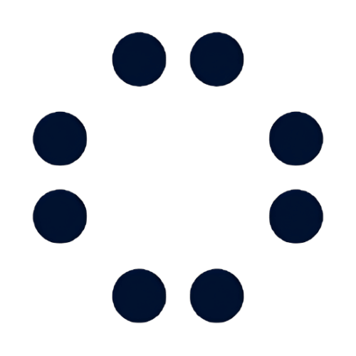 retell-ai Retell AI logo – navy blue dotted circle icon