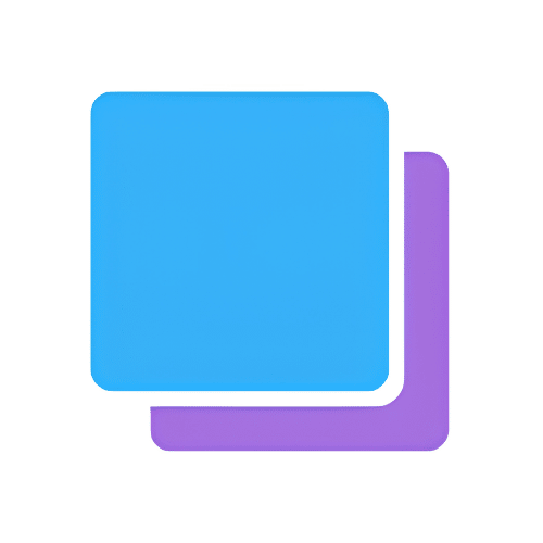 snappa Blue and purple overlapping rounded squares forming the Snappa logo icon
