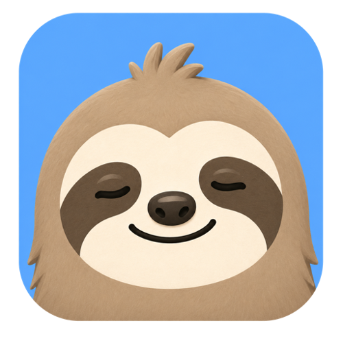 NeverApply AI logo featuring a friendly sloth icon representing an AI-powered job search and automatic application assistant.