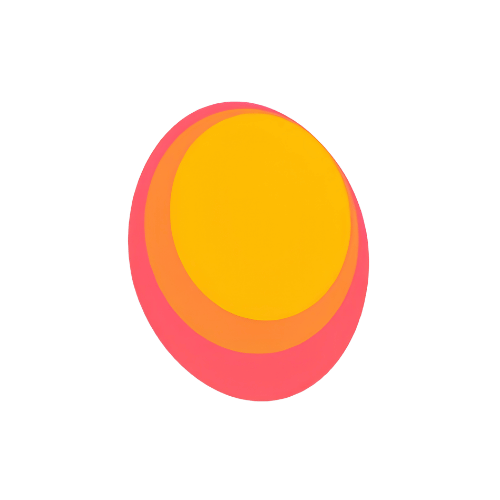 Mangools Mangools logo, layered pink orange and yellow egg-shaped icon, all-in-one SEO tool suite.