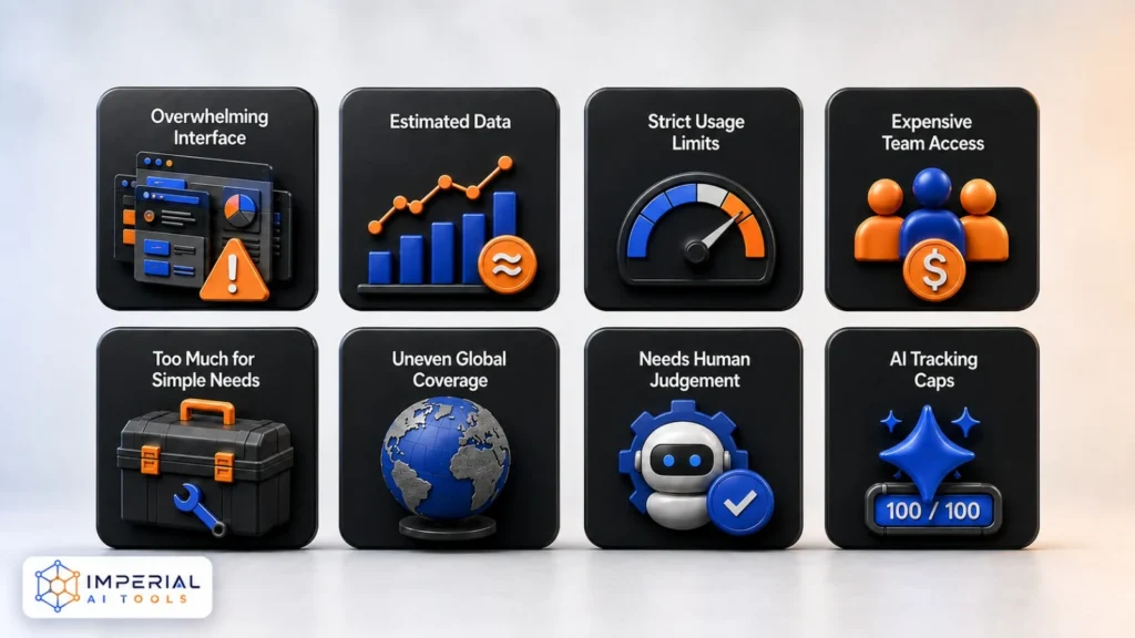 Semrush features for keyword and intent research, competitor analysis, technical site audits, backlink research and rank tracking.