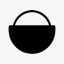 umami-ai Umami logo: a black circle with the top third cut off by a horizontal line, forming a dome/bowl shape on a white background