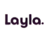Layla-AI Layla AI logo – purple wordmark text logo for AI travel assistant