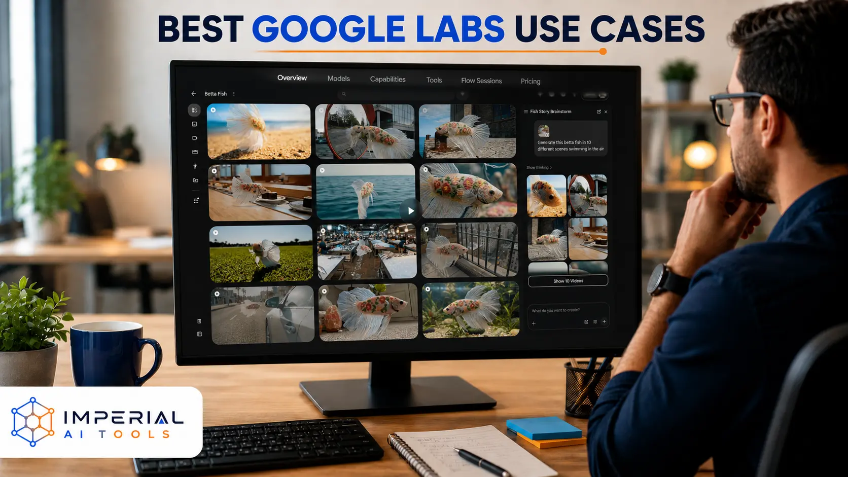 Professional exploring Google Flow for creative video generation and other Google Labs AI use cases.