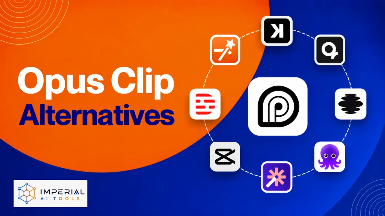 Opus Clip alternatives featuring the best AI video editing tools for content creators
